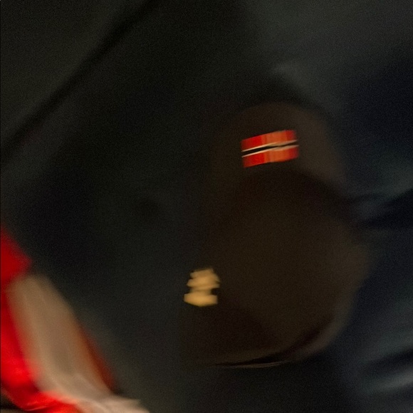 Helly Hansen Black and Red Hat with Embroidered Flag - Picture 5 of 11